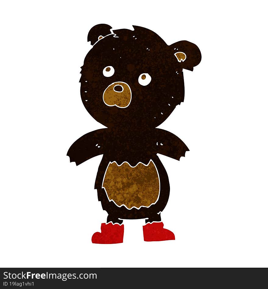 cartoon cute little bear