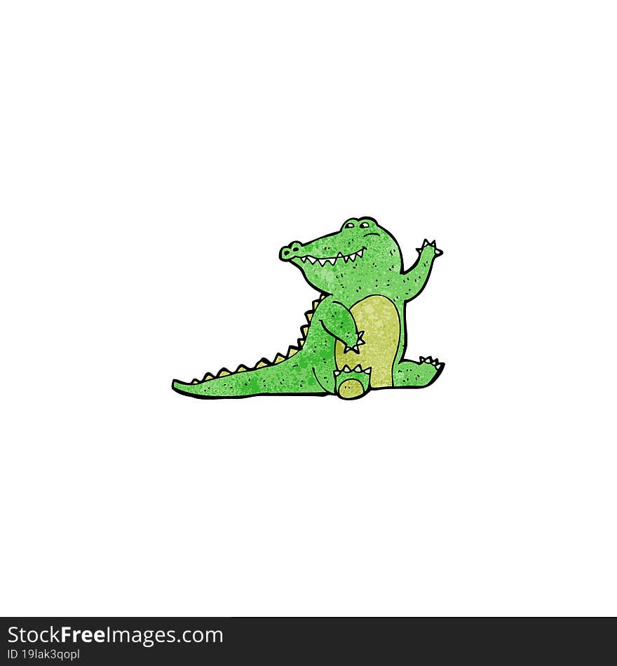 cartoon crocodile