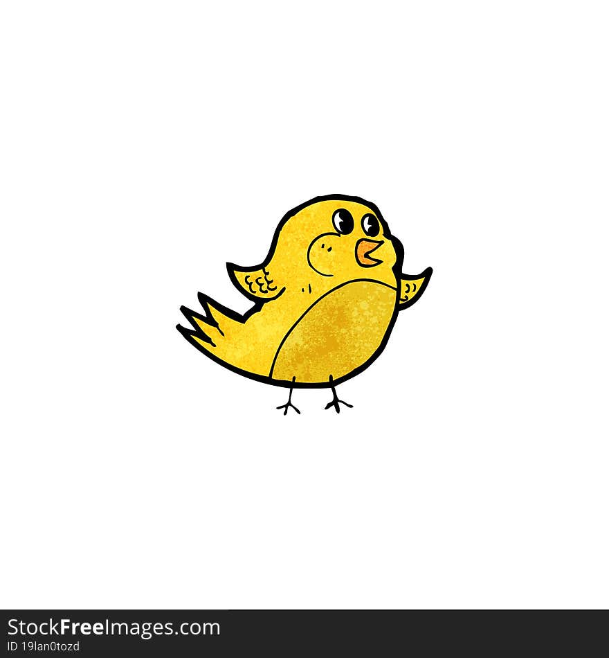 cartoon bird