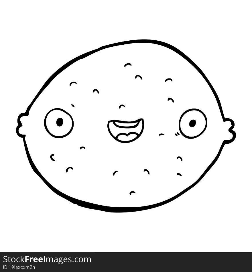 cartoon lemon