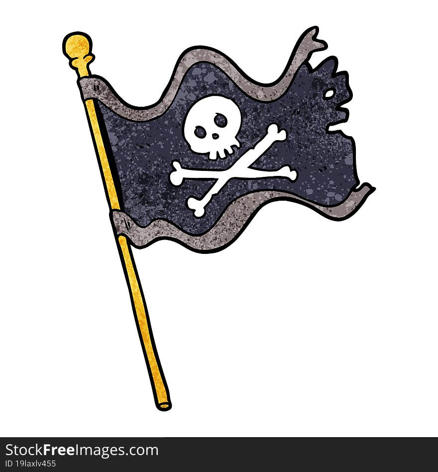 cartoon pirate flag. cartoon pirate flag