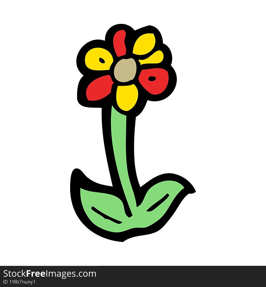 cartoon flower symbol