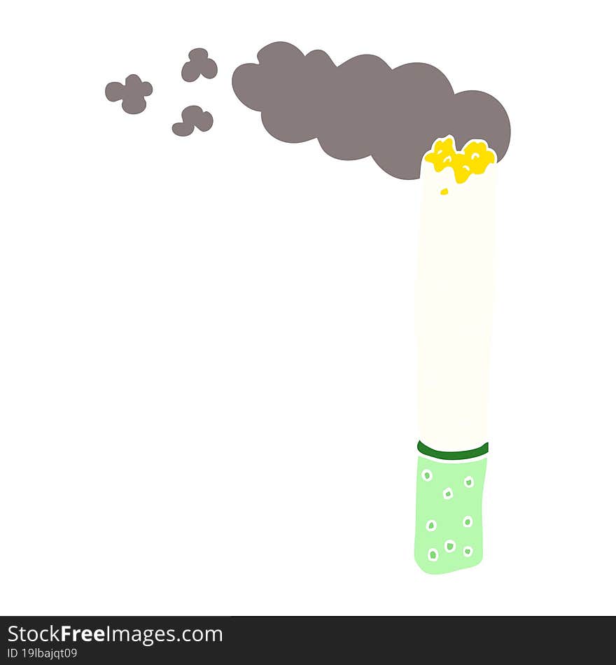 cartoon doodle cigarette