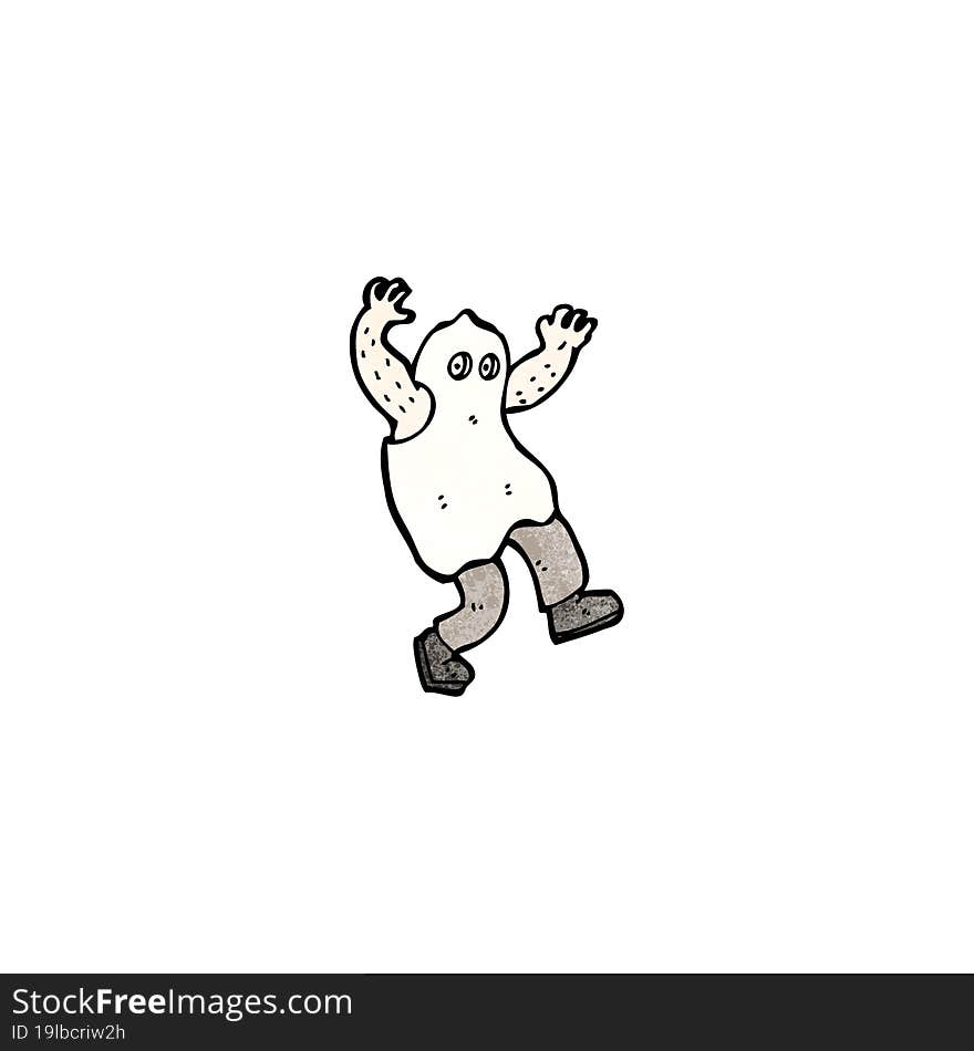 Cartoon Halloween Ghost Costume