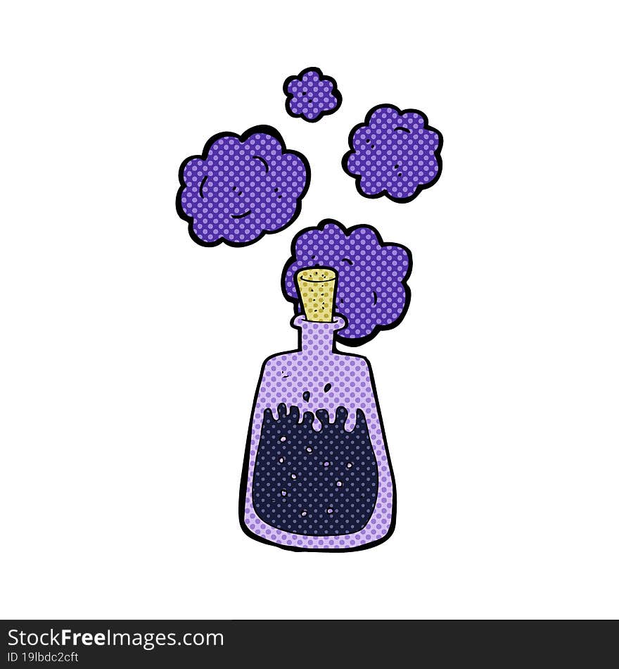 Cartoon Magic Potion