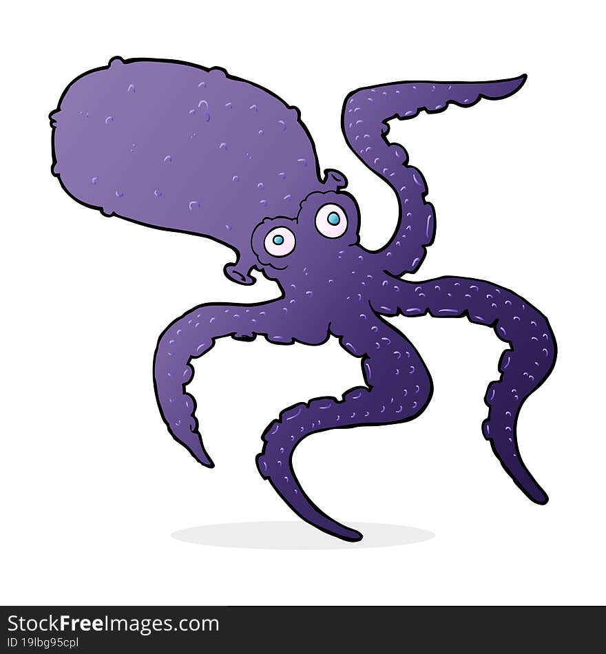 cartoon octopus