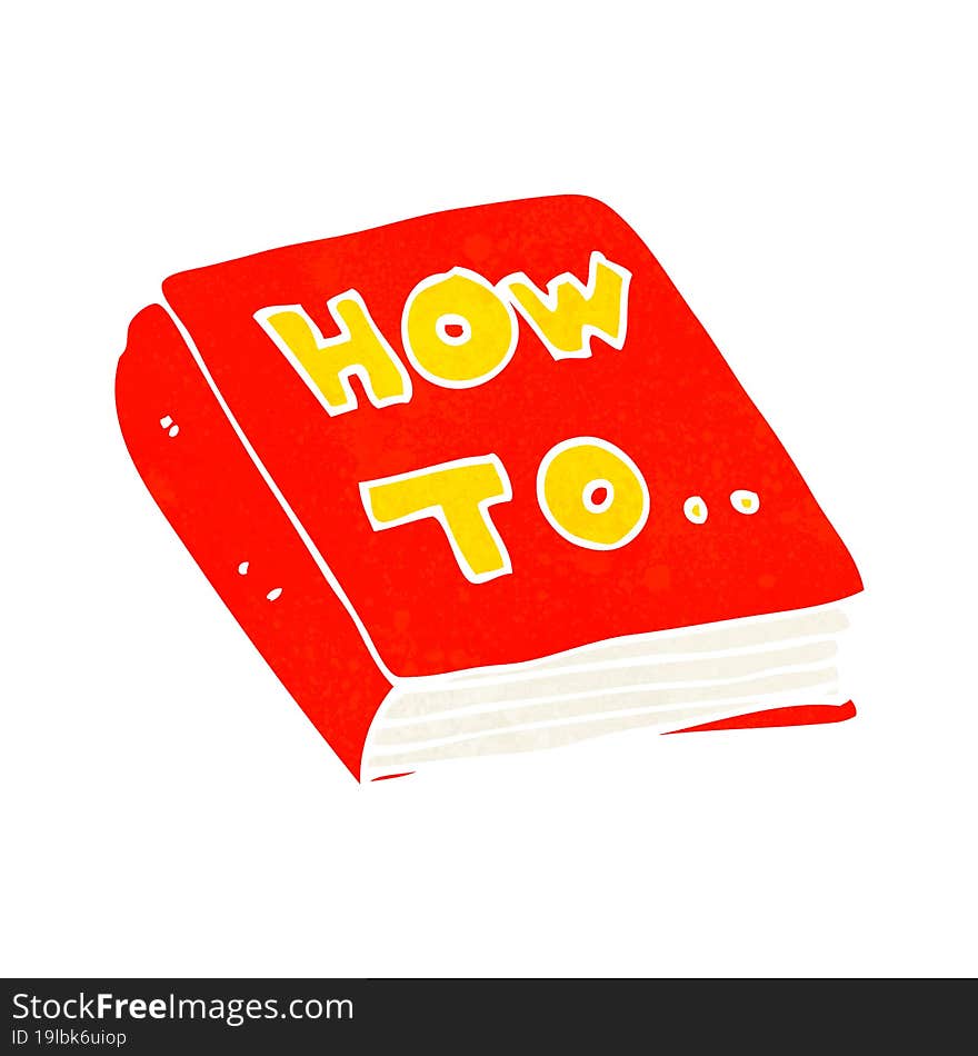 cartoon how to book