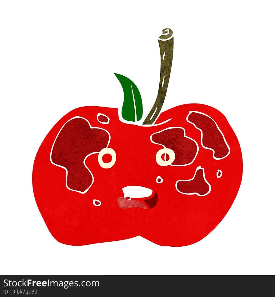 cartoon apple