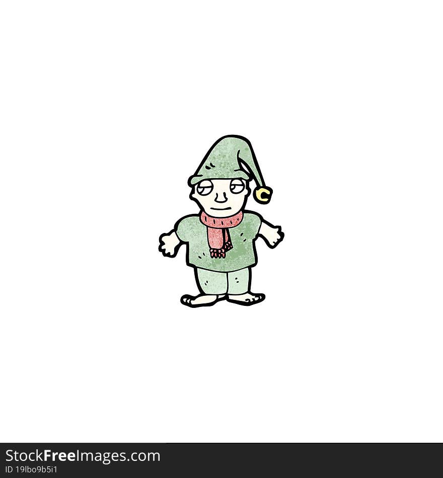 cartoon little elf