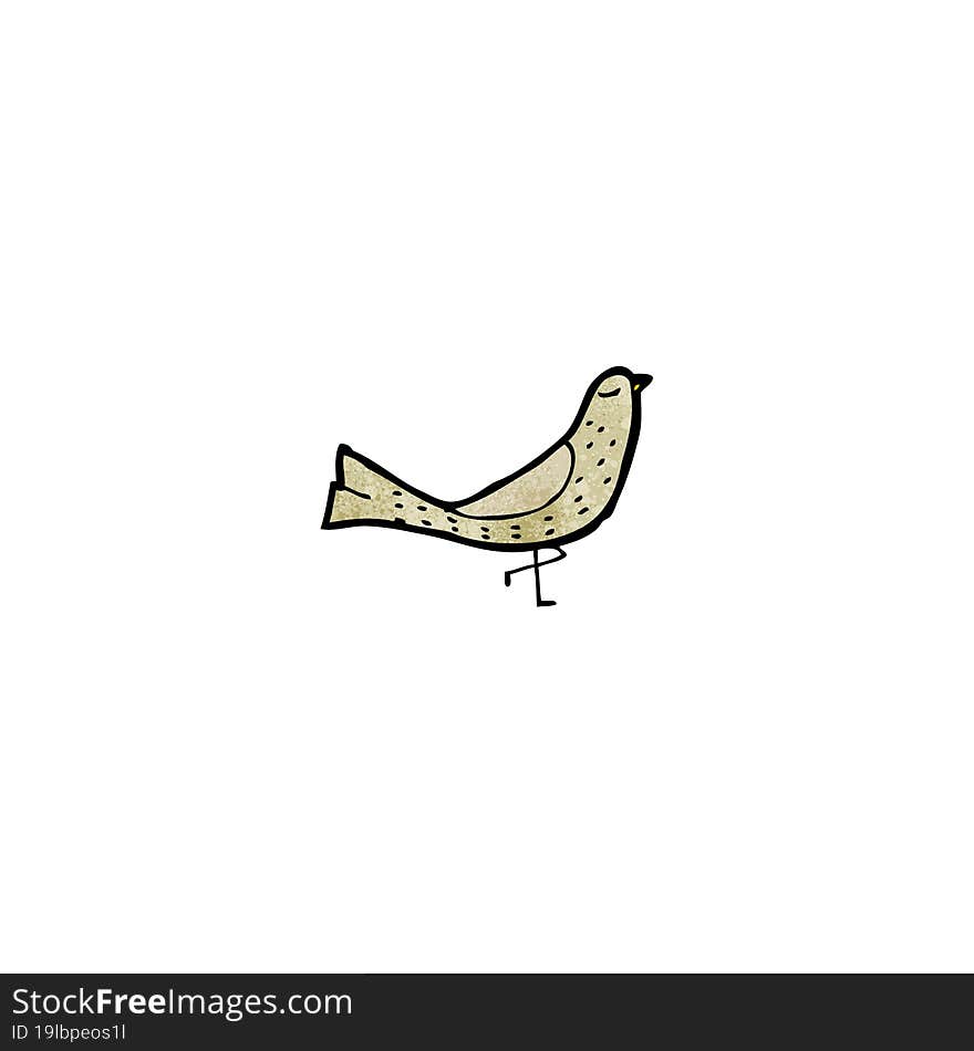 cartoon bird