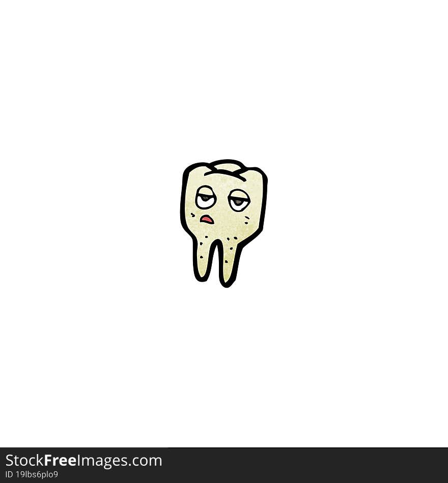 tooth cartoon character