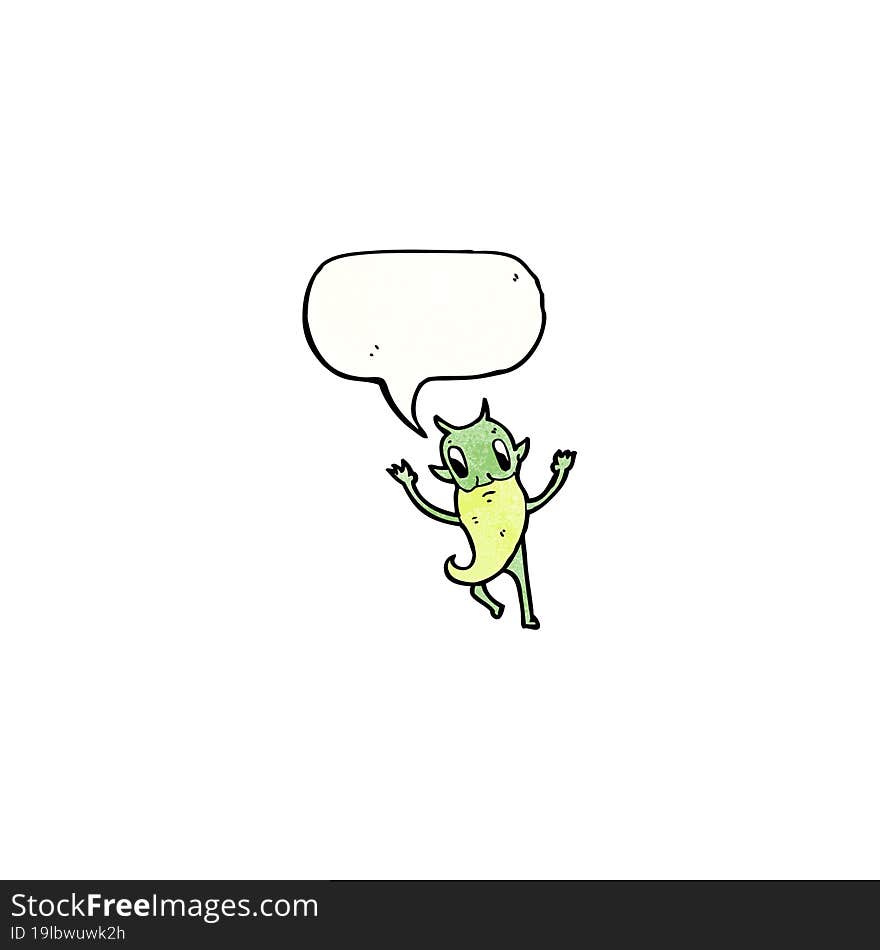 imp with speech bubble