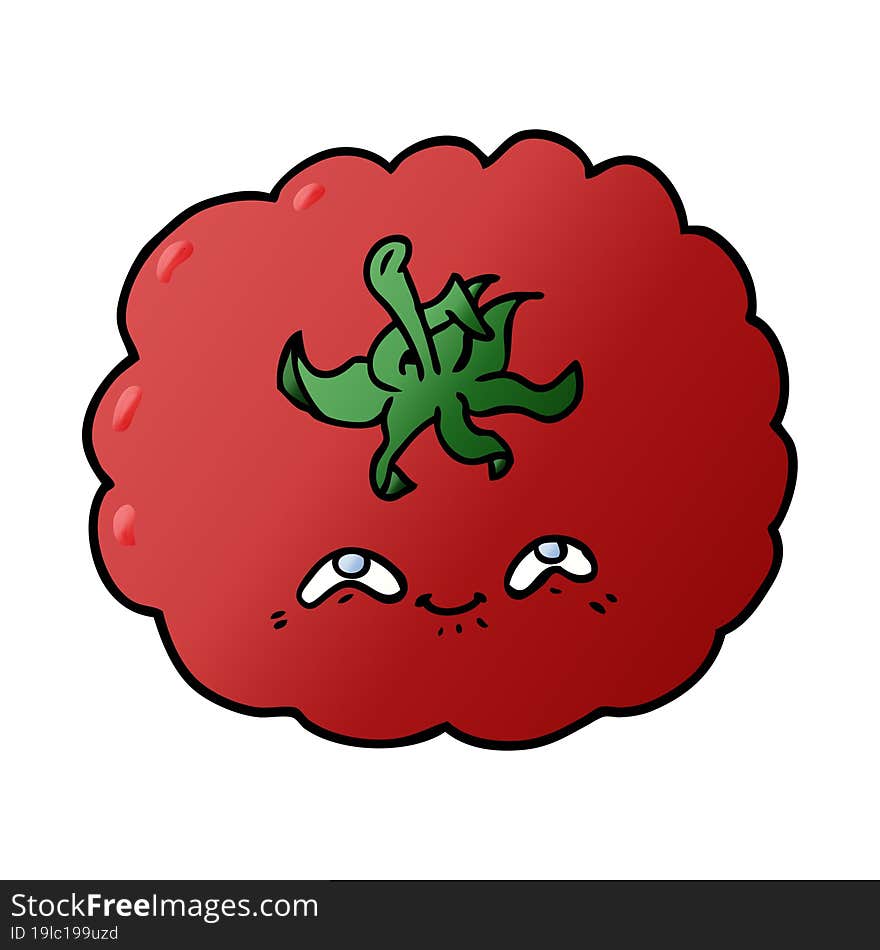 cartoon tomato. cartoon tomato