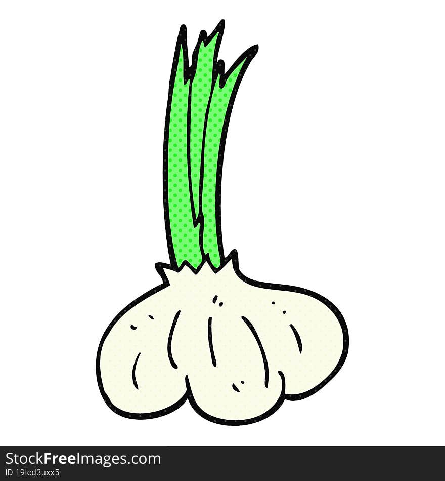 Cartoon Garlic