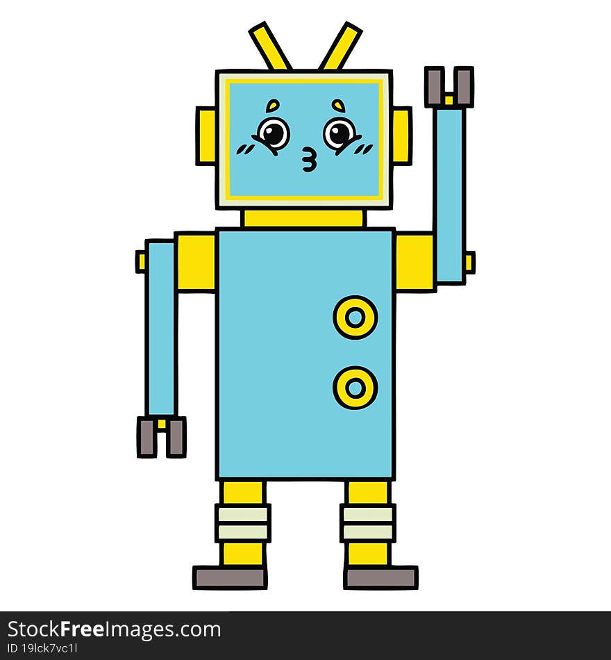 Cute Cartoon Robot