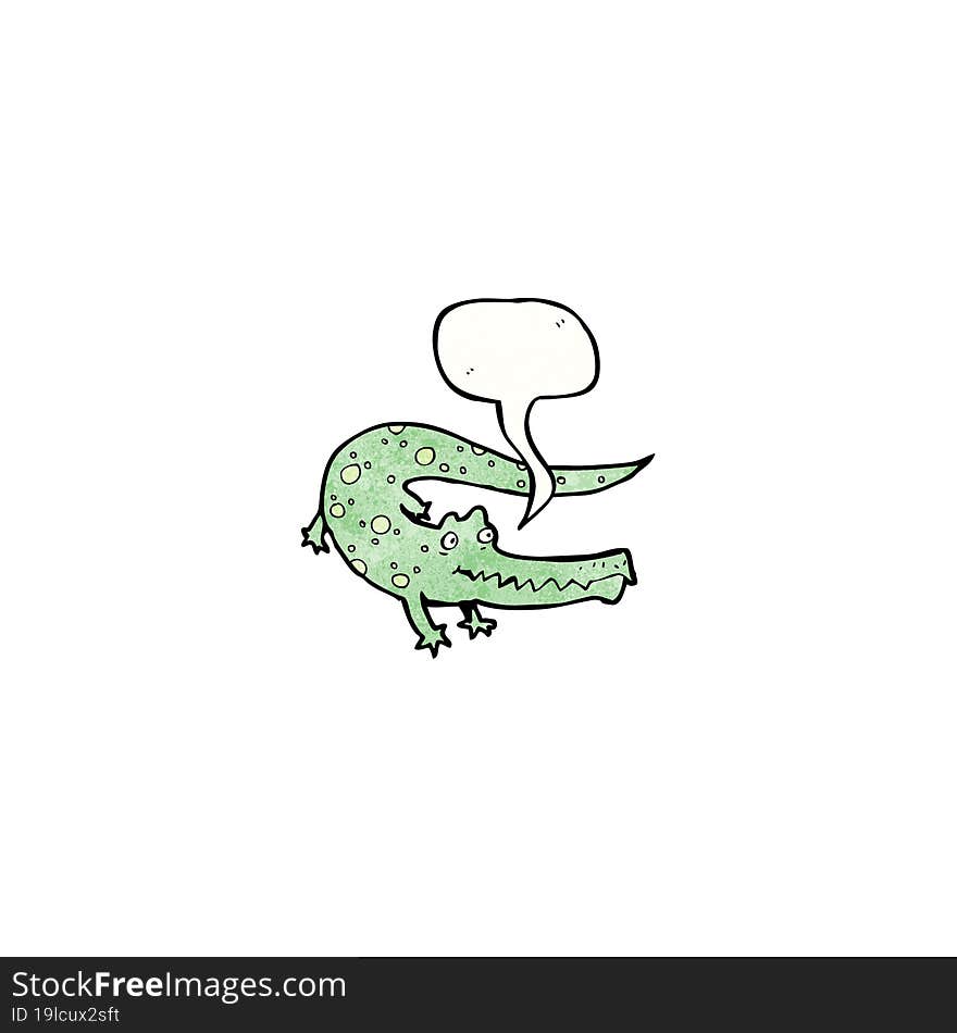 cartoon crocodile