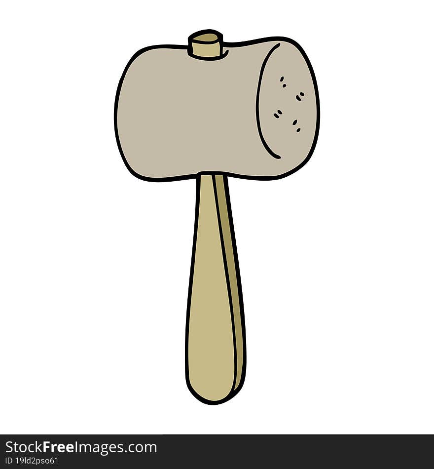 cartoon mallet