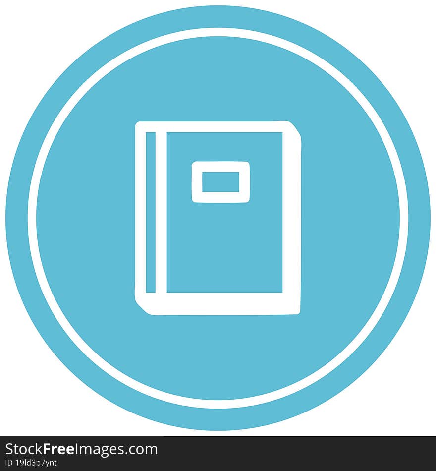 Educational Book Circular Icon