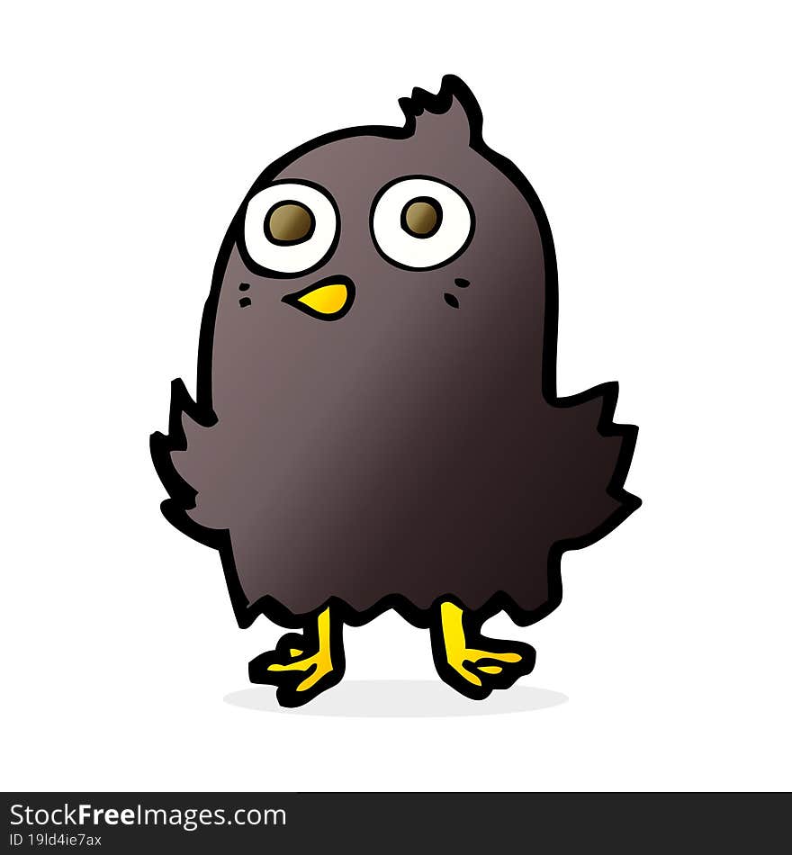 Funny Cartoon Bird