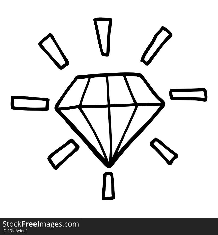 cartoon tattoo diamond