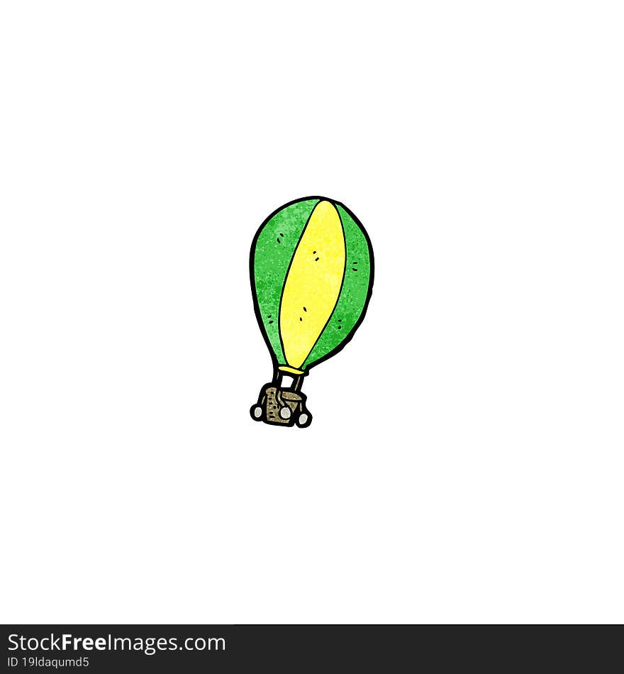 cartoon hot air balloon