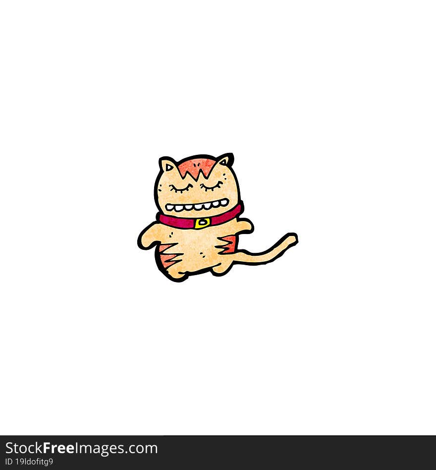 funny cartoon cat