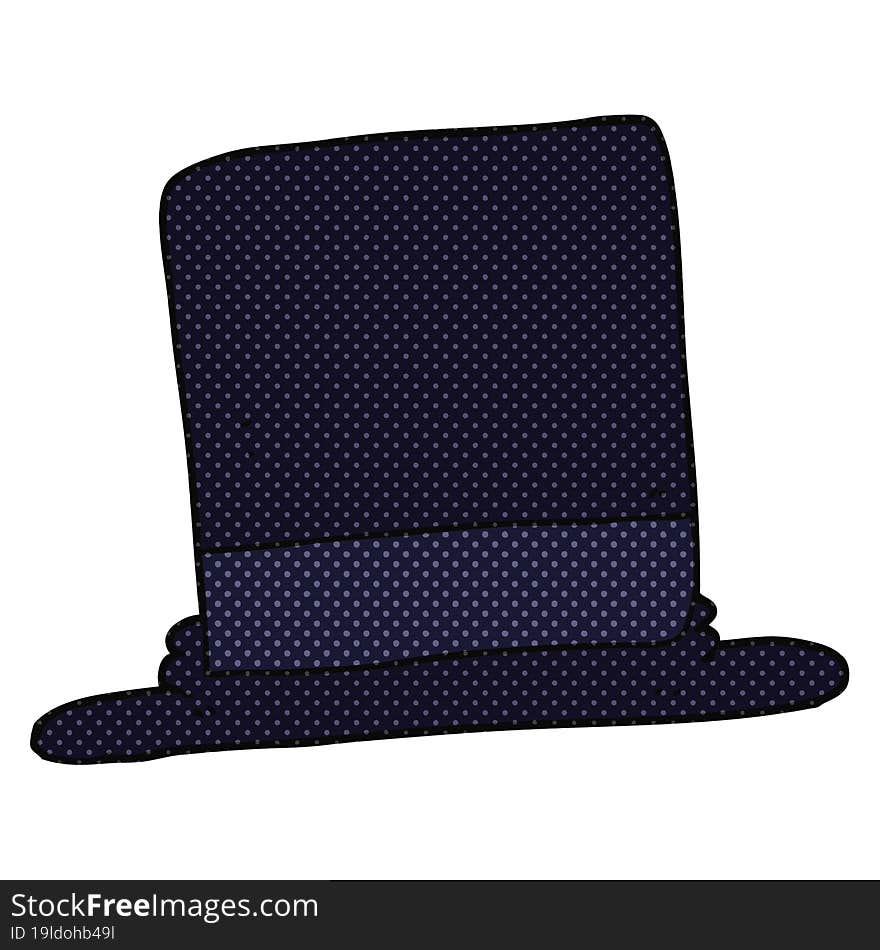 cartoon top hat