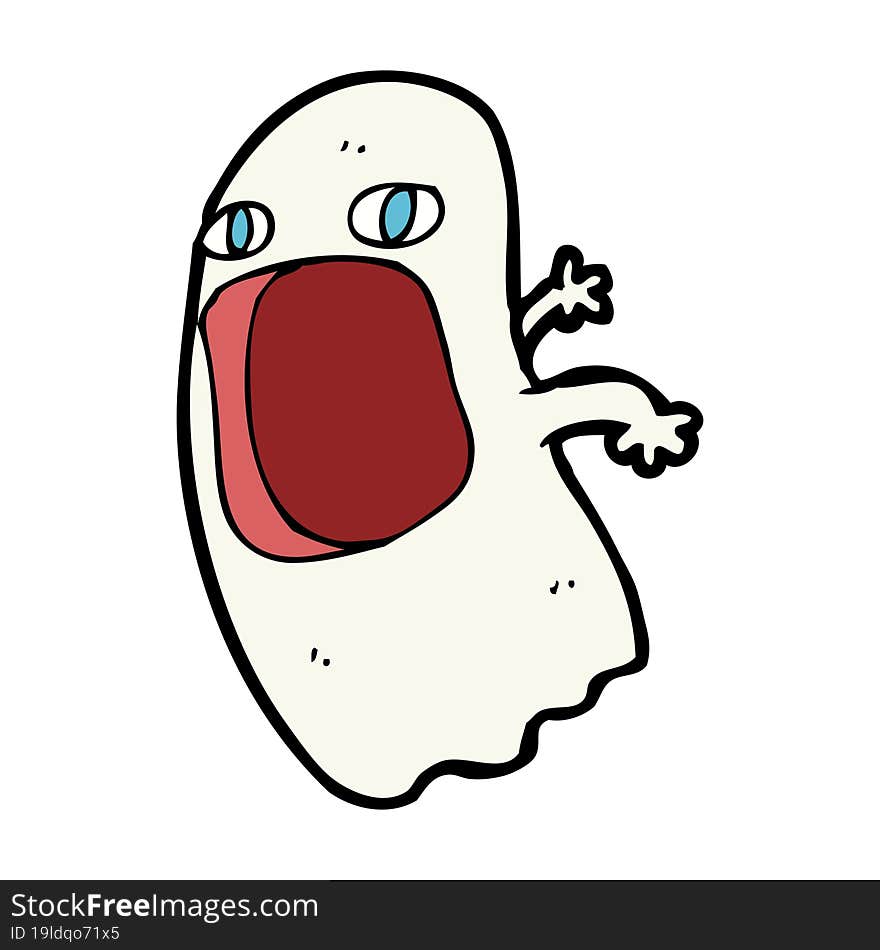 funny cartoon ghost