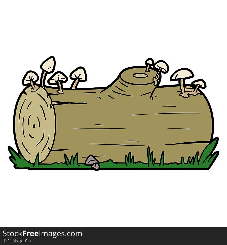 cartoon log. cartoon log