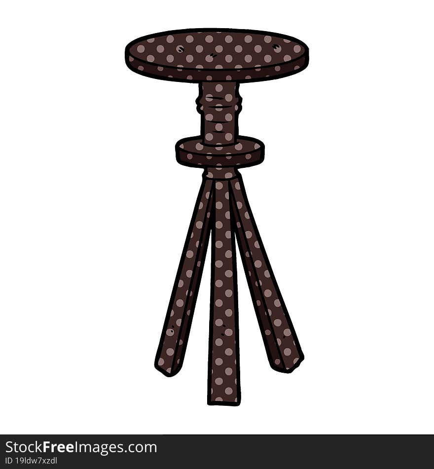 cartoon stool. cartoon stool