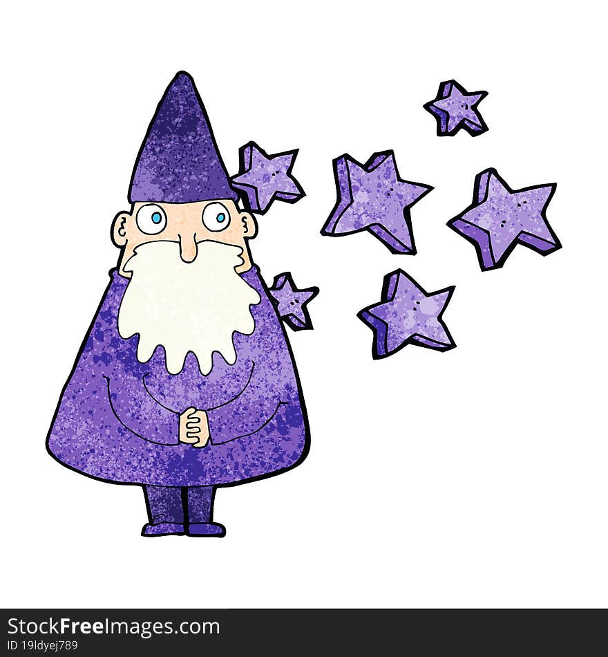 cartoon wizard