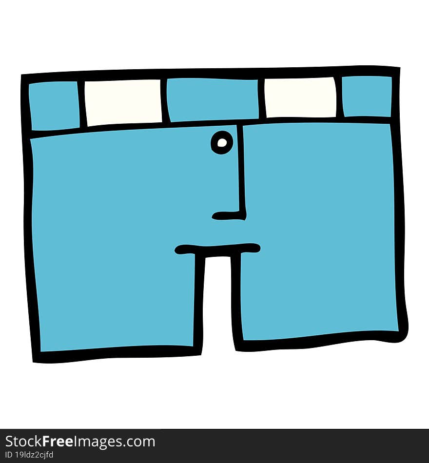 cartoon doodle underwear