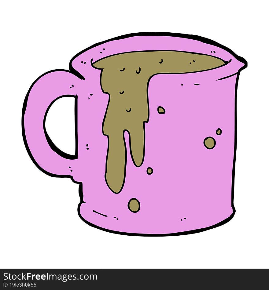 cartoon coffee mug