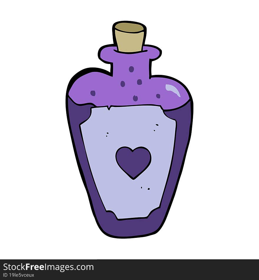 cartoon love potion