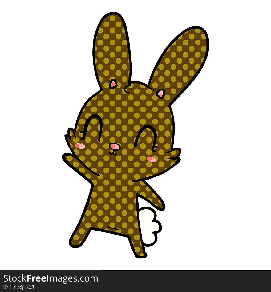 cute cartoon rabbit. cute cartoon rabbit