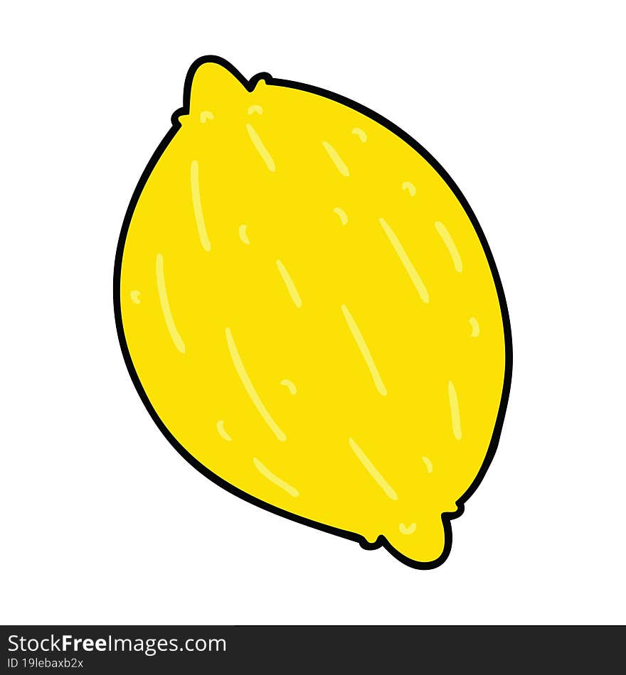 cartoon of a lemon