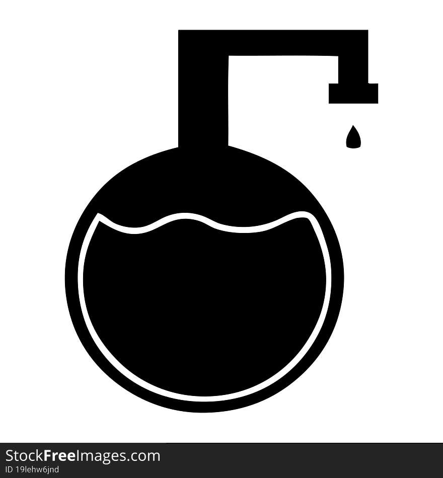 Flat Symbol Science Experiment