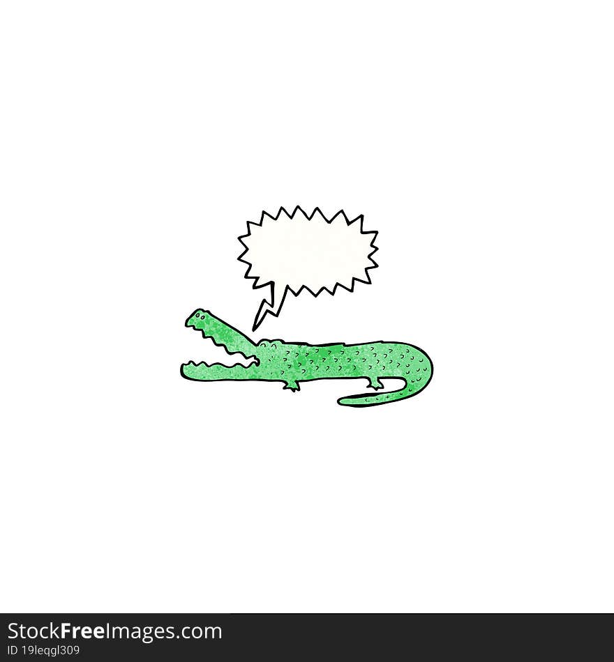 cartoon crocodile