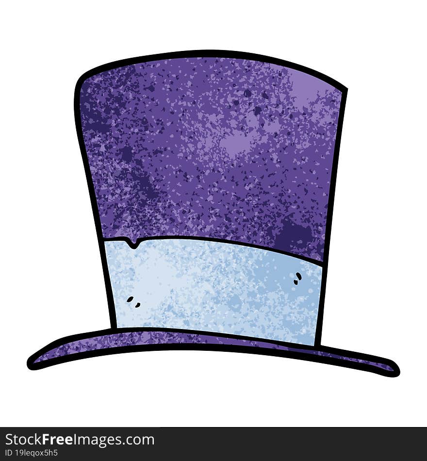 Cartoon Doodle Top Hat