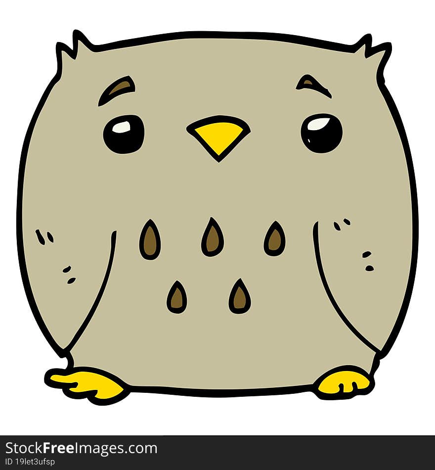 cartoon owl