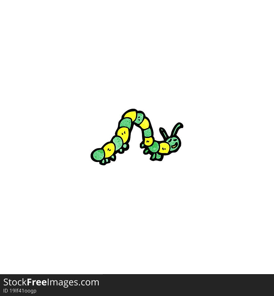 cartoon caterpillar