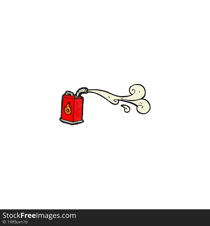 can of gasoline cartoon