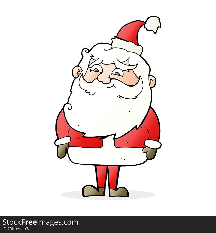 cartoon santa claus