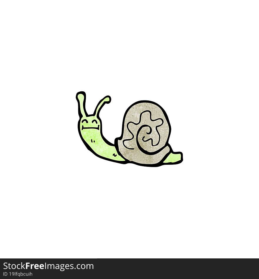 cartoon snail