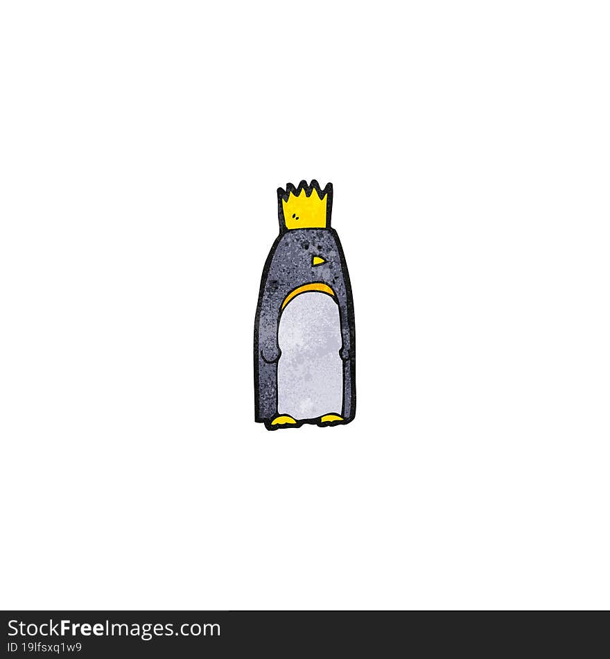 Cartoon Emperor Penguin