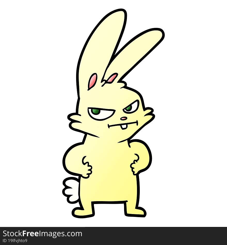 cartoon rabbit. cartoon rabbit