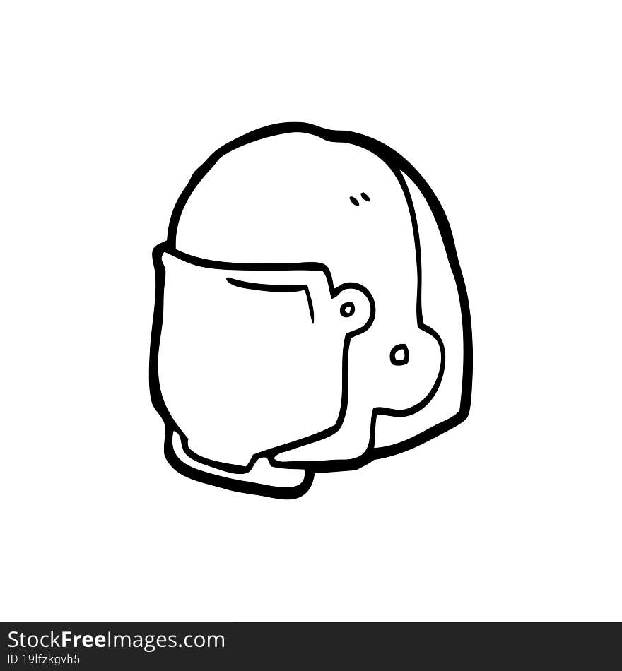 cartoon space helmet. cartoon space helmet