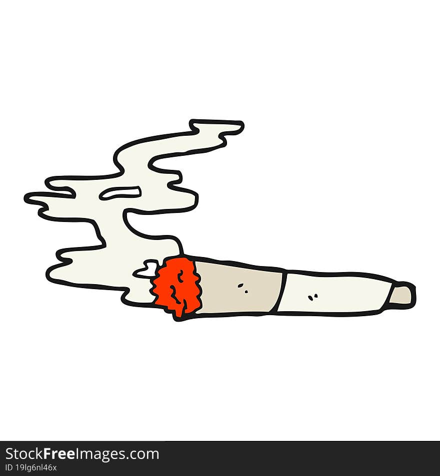 cartoon cigarette