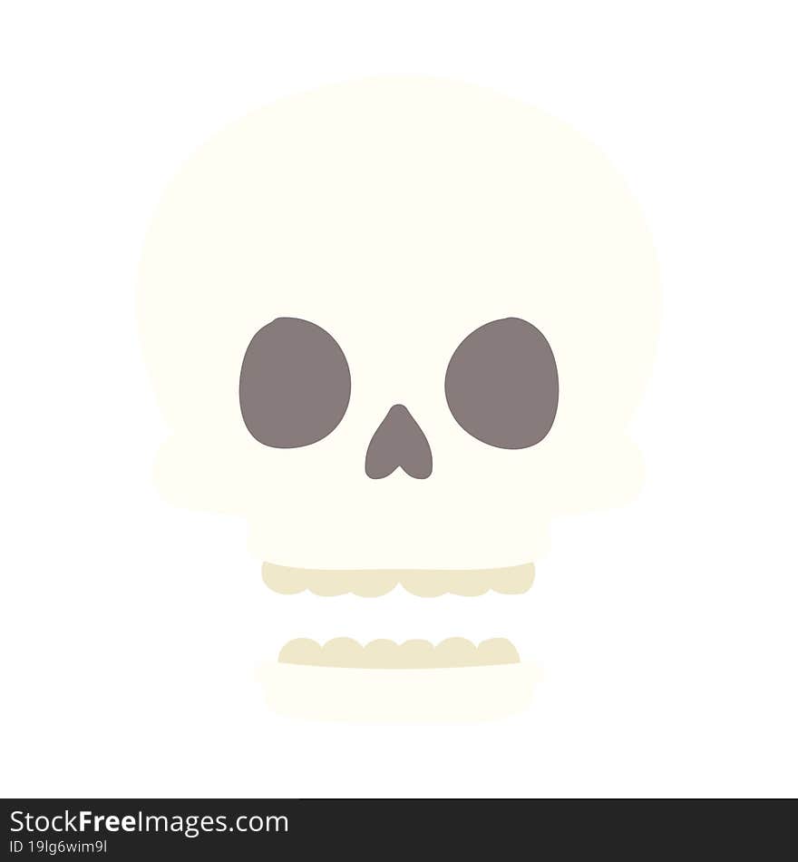 Spooky Halloween Skull