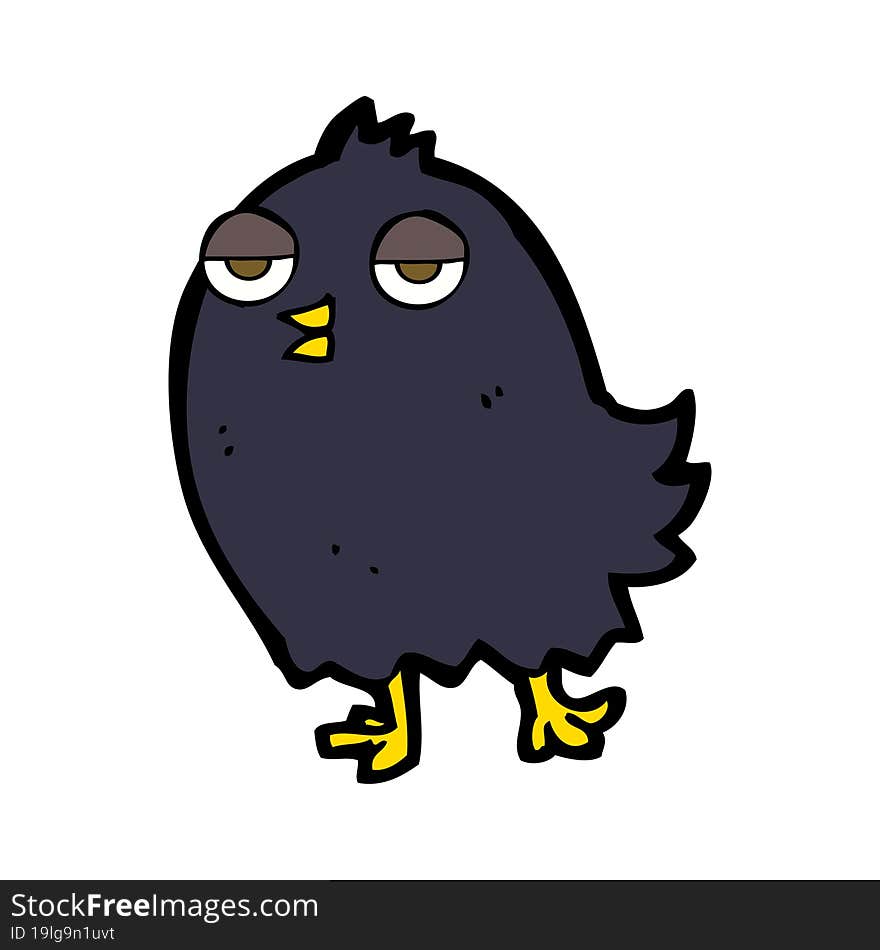 Funny Cartoon Bird